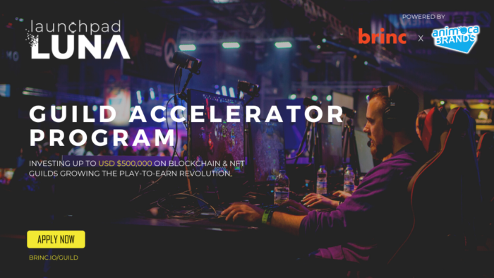 Animoca brands have partnered with Brinc, a world leader in global venture acceleration, to launch the guild accelerator program