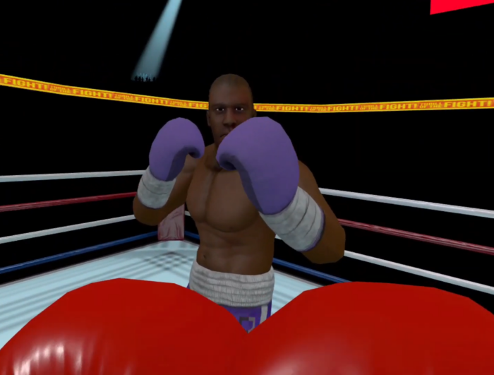 Screenshot of The Thrill of the Fight, played on Oculus Quest 2